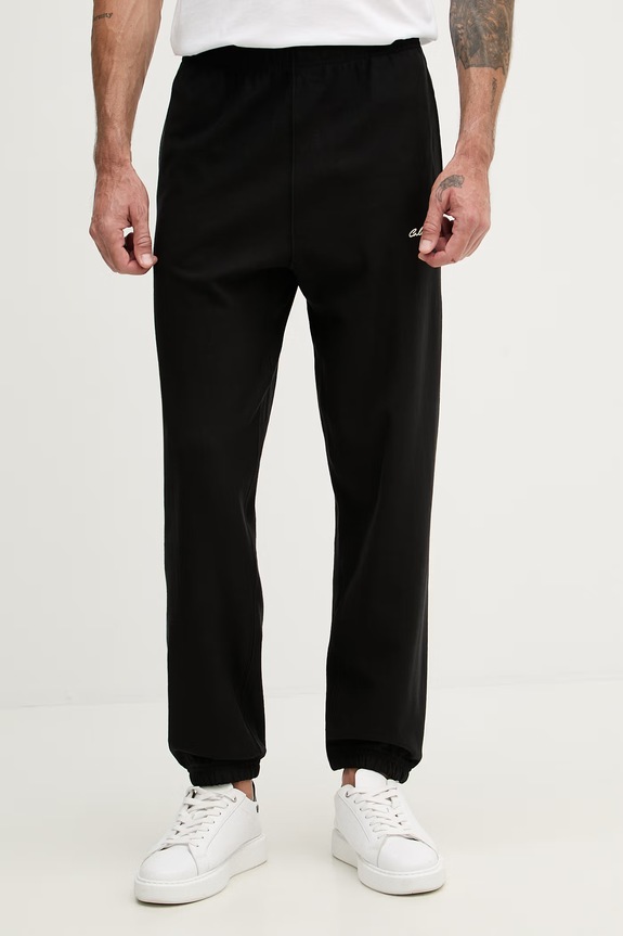 Calvin Klein Jeans pantaloni de trening pentru bărbați negru LV04RF249G