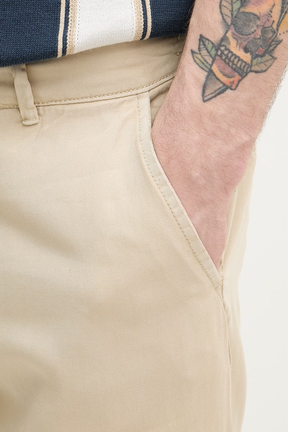 Lindbergh pantaloni pentru bărbați, cu lyocell bej 30.008031