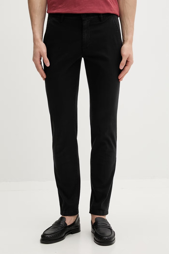 Marc O'Polo spodnie męskie z elastanem czarny 5000012819