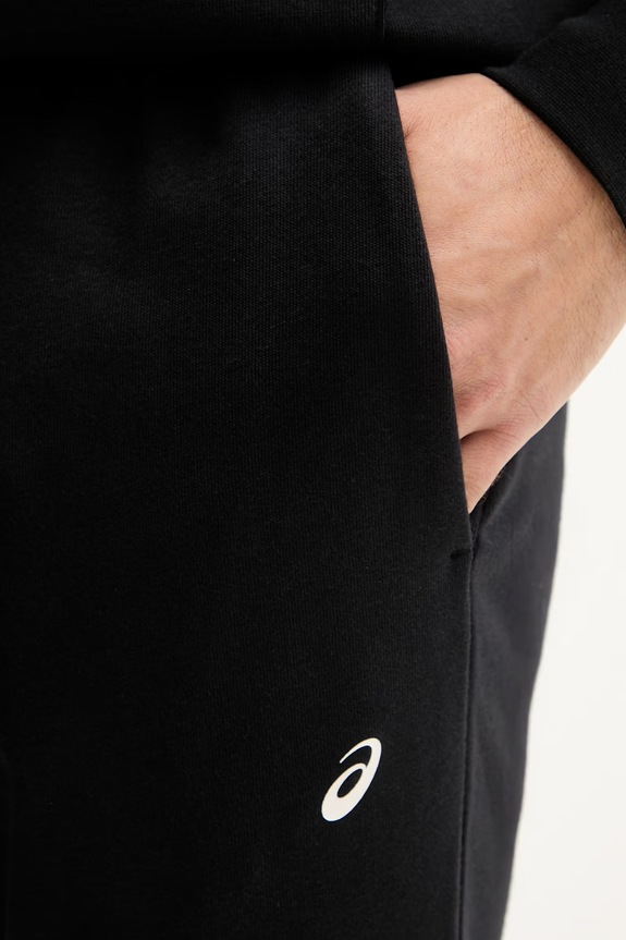 Asics pantaloni da allenamento FRENCH TERRY nero 2031F447