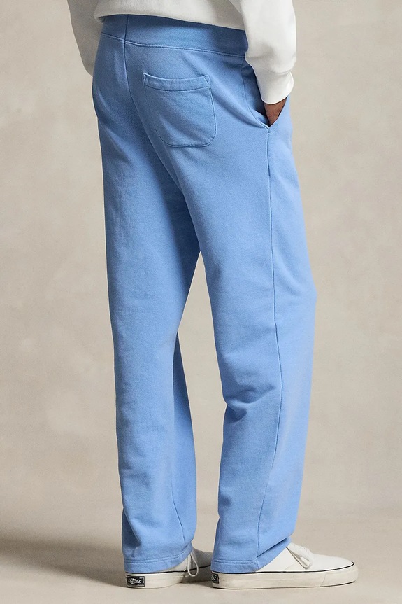Polo Ralph Lauren spodnie dresowe męskie bawełniane 710951756 niebieski SS26