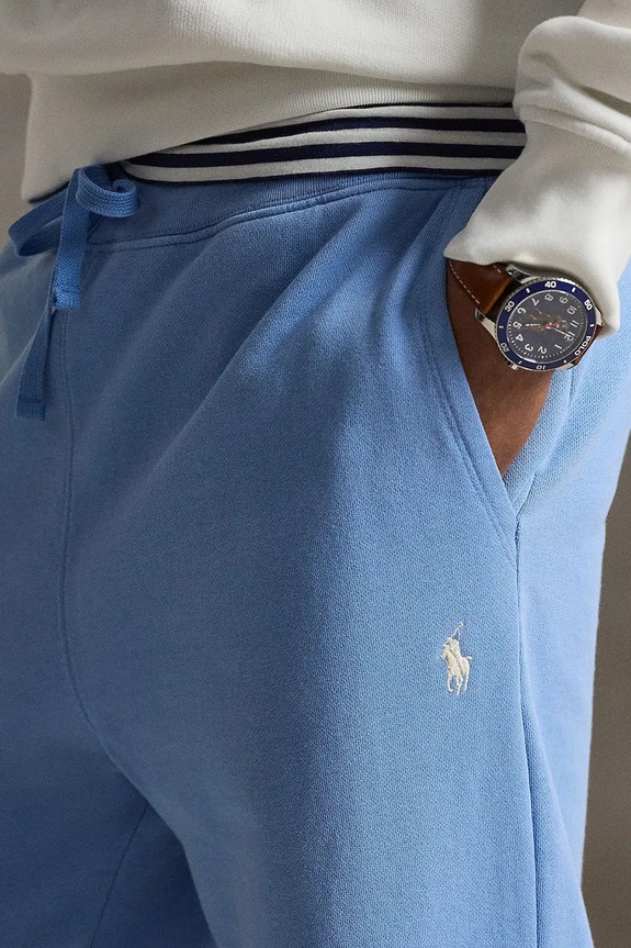 Polo Ralph Lauren spodnie dresowe męskie bawełniane niebieski 710951756
