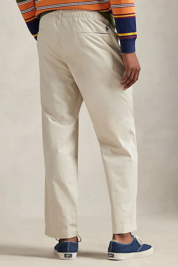 Polo Ralph Lauren pantaloni de bumbac 710P03052 bej SS26