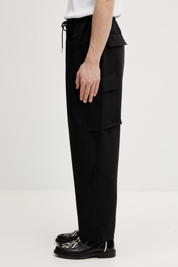 Y-3 trousers SU UT STR PANTS KH3044 black SS26