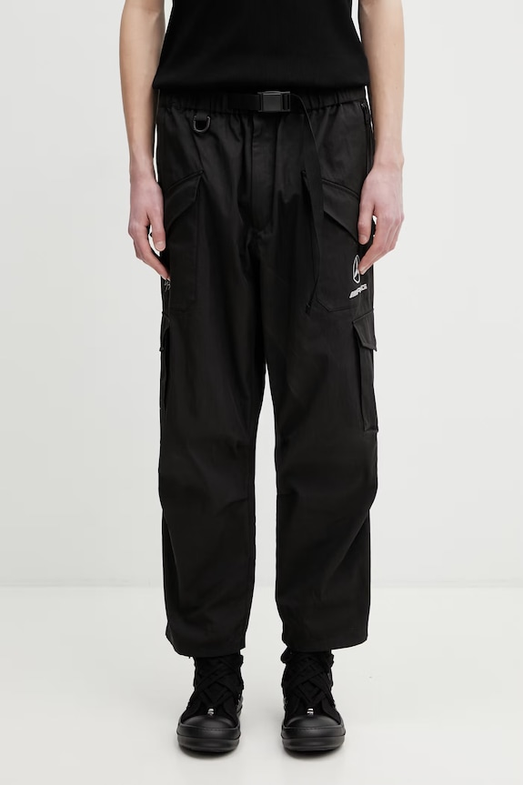 Y-3 x F1 CARGO PANTS pantaloni cargo in cotone da uomo nero KR2378