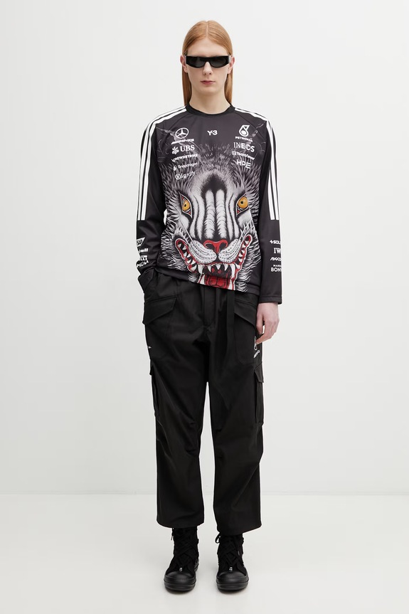 Y-3 x F1 CARGO PANTS pantaloni cargo in cotone da uomo KR2378