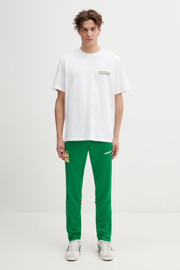 adidas Originals FMF TP 86 pantaloni de trening pentru bărbați verde JX4102