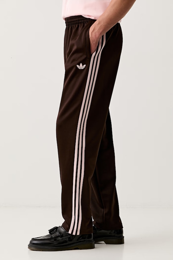 adidas Originals spodnie dresowe męskie SST REG TP brązowy KE3519