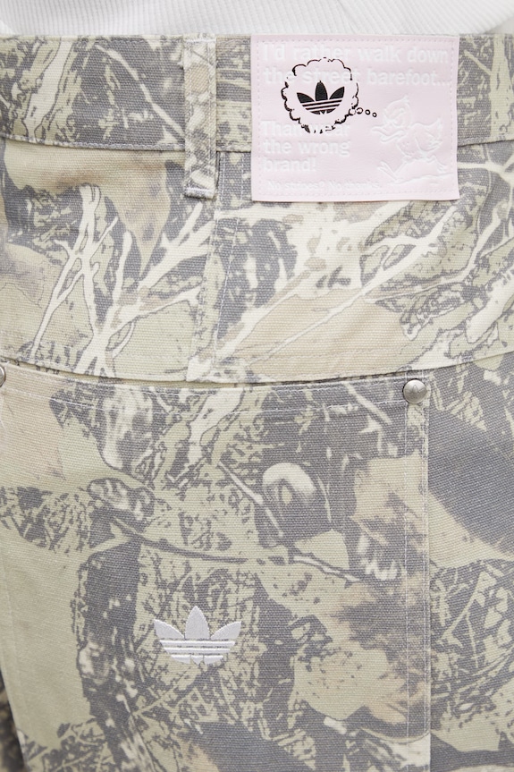 Памучен панталон adidas Originals CARGO WORKPANT бежов KG6443