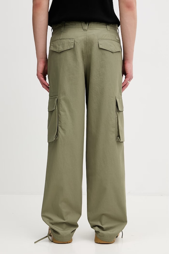 Clothing Lacoste men's cotton cargo trousers HH3245 green