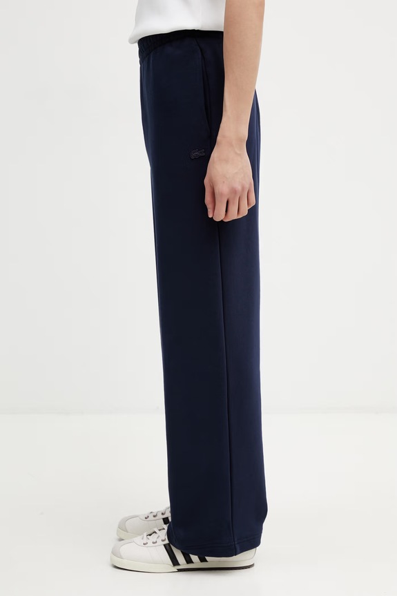 Lacoste pantaloni de trening din bumbac pentru bărbați XH1661 bleumarin SS26