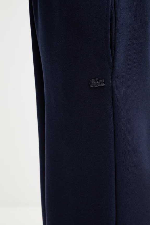 Lacoste pantaloni de trening din bumbac pentru bărbați bleumarin XH1661