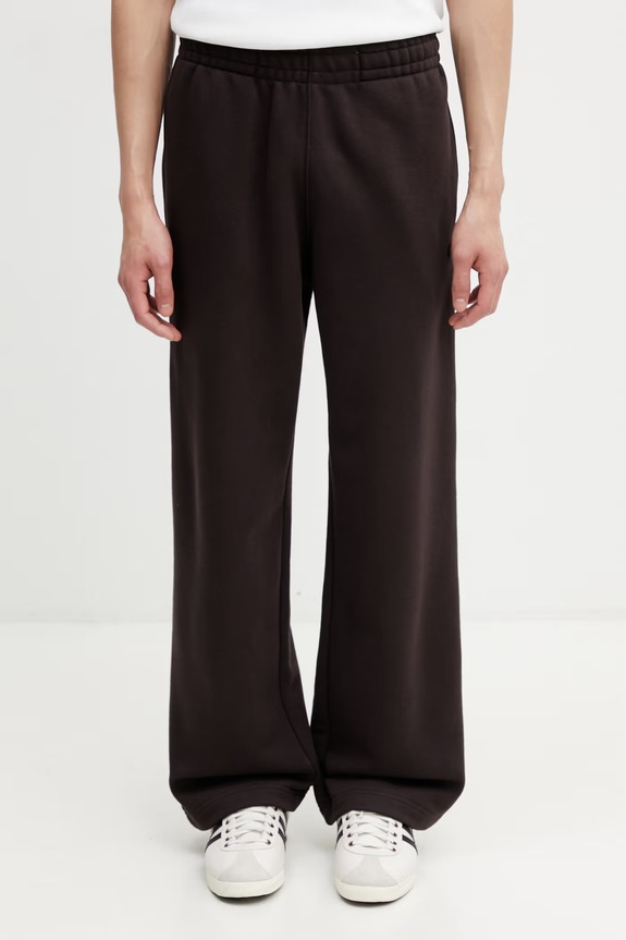 Lacoste pantaloni de trening din bumbac pentru bărbați maro XH1661