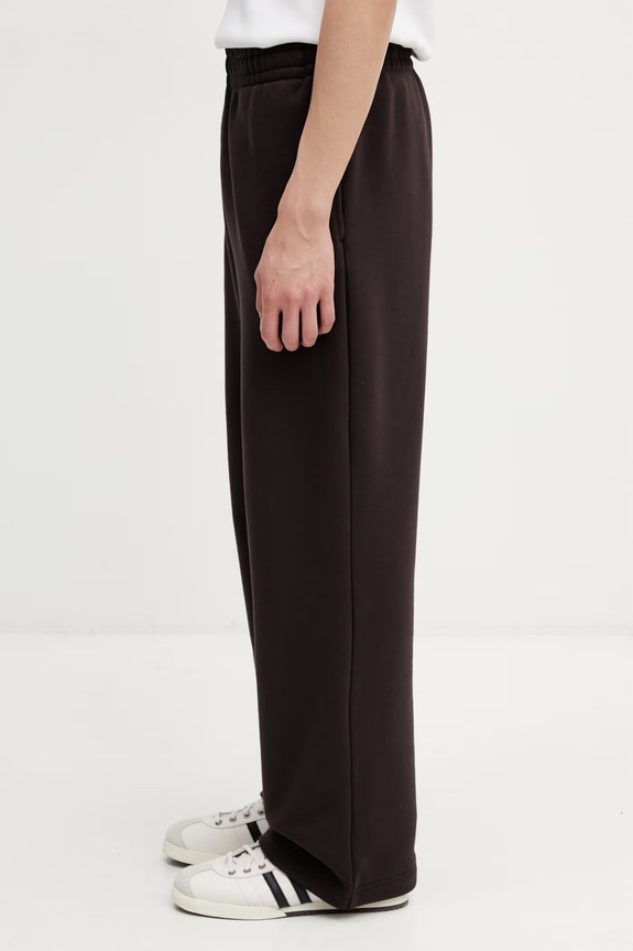 Lacoste pantaloni de trening din bumbac pentru bărbați XH1661 maro SS26
