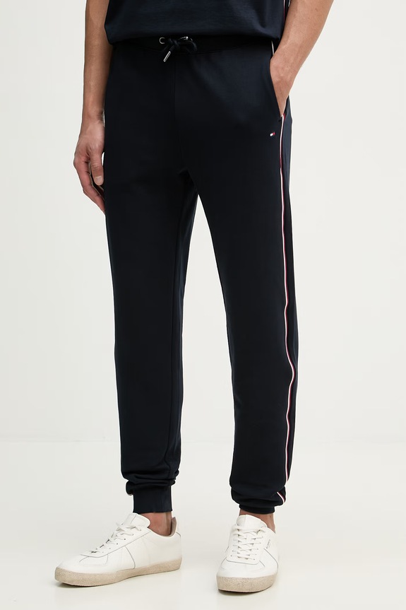Tommy Hilfiger donji dio trenirke za muškarce od pamuka mornarsko plava MW0MW42882