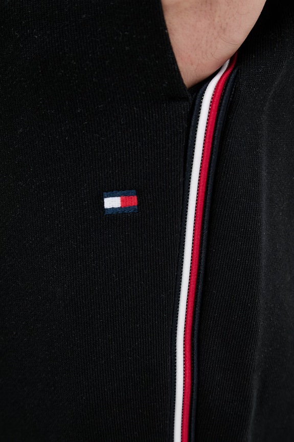 Tommy Hilfiger tepláky pánské bavlněné černá MW0MW42882