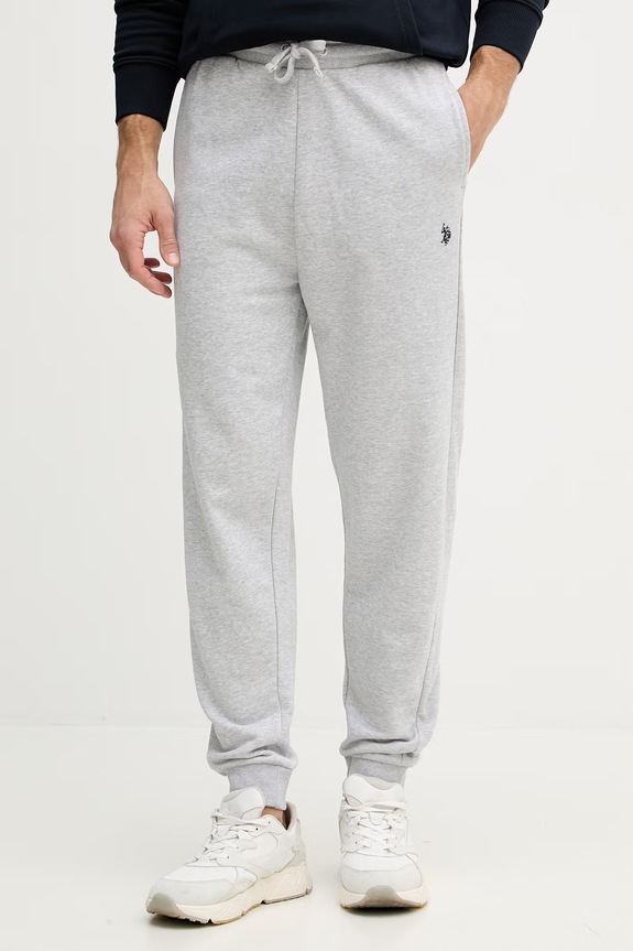 U.S. Polo Assn. spodnie dresowe męskie DHM LB szary MUP4344