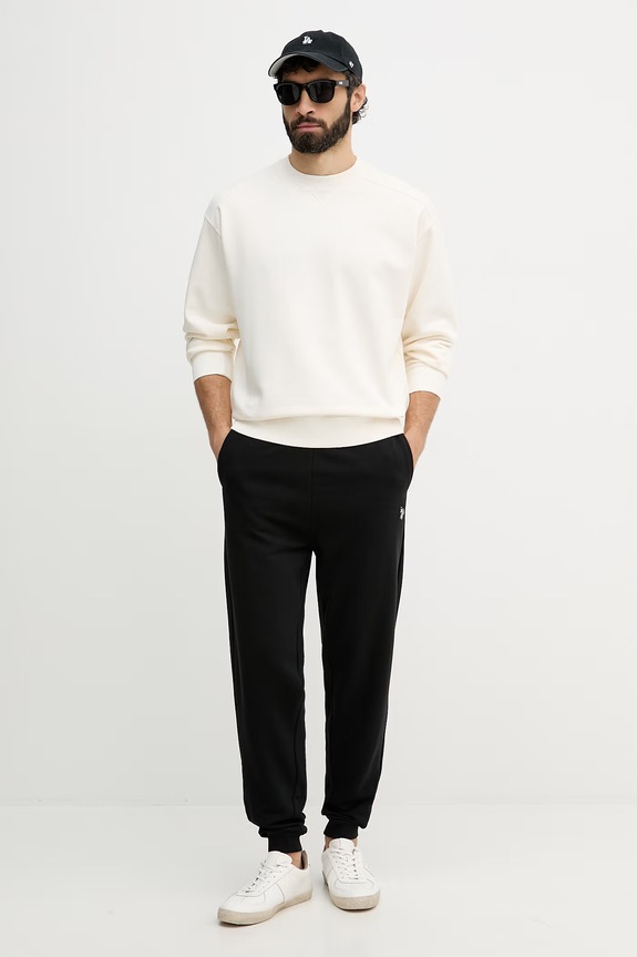 U.S. Polo Assn. Pantaloni de trening bărbați DHM LB MUP4344 negru SS26