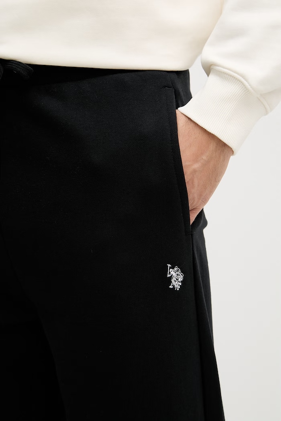 U.S. Polo Assn. Pantaloni de trening bărbați DHM LB negru MUP4344
