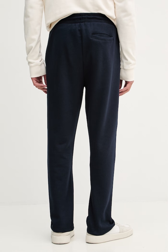 Одяг U.S. Polo Assn. спортивні штани чоловічі з бавовною INTERLOCK PINTUCK JOGGER MUP4661 темно-синій