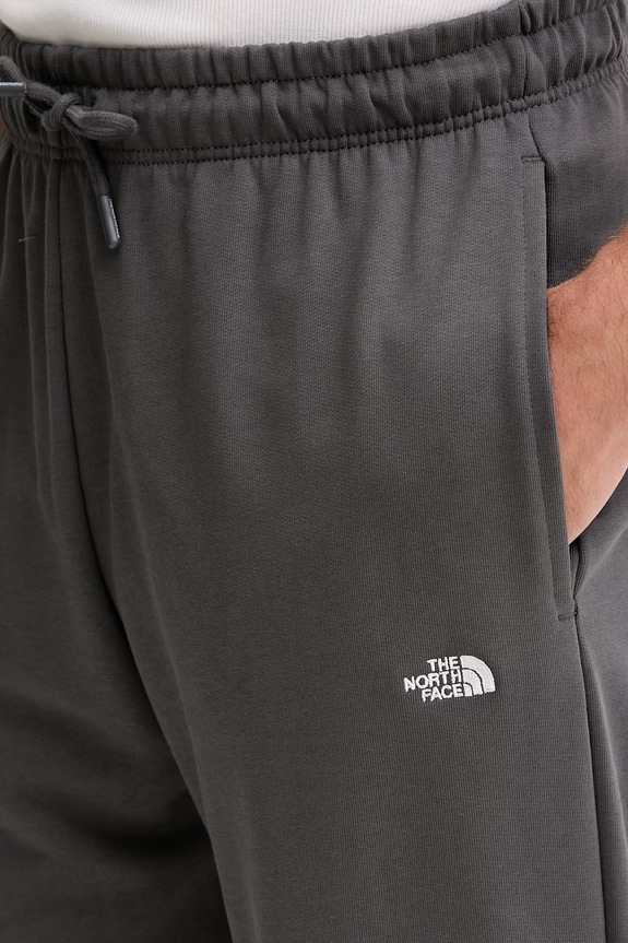 The North Face παντελόνι επίσημο ανδρικό βαμβακερό Essential Light γκρί NF0A8GQHRHI1