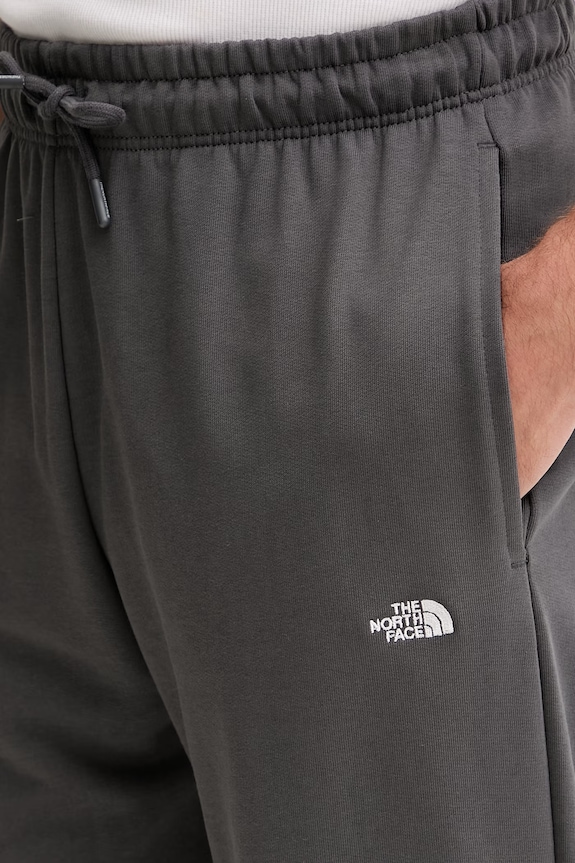 The North Face pantaloni da tuta da uomo in cotone Essential Light grigio NF0A8GQHRHI1