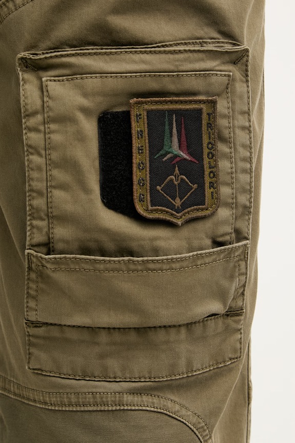 Aeronautica Militare pantaloni da uomo verde PA1387UCT01493