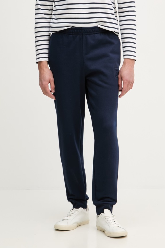 Lacoste spodnie dresowe męskie bawełniane granatowy XH0798