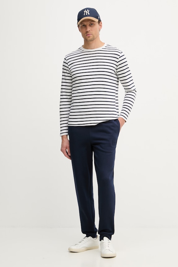 Lacoste spodnie dresowe męskie bawełniane XH0798 granatowy SS26