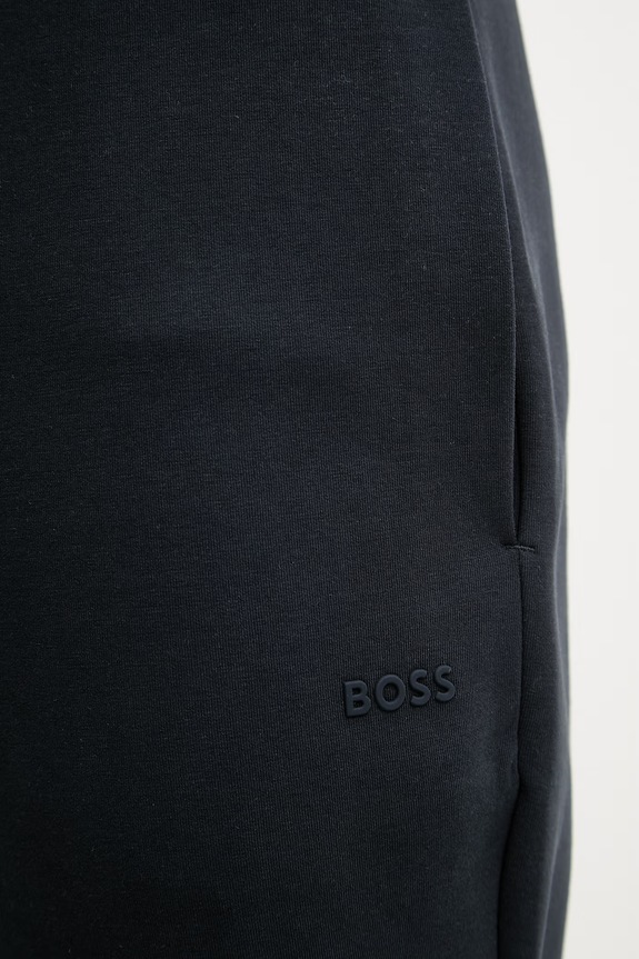 BOSS Green férfi melegítő pamut elasztánnal sötétkék 50555505
