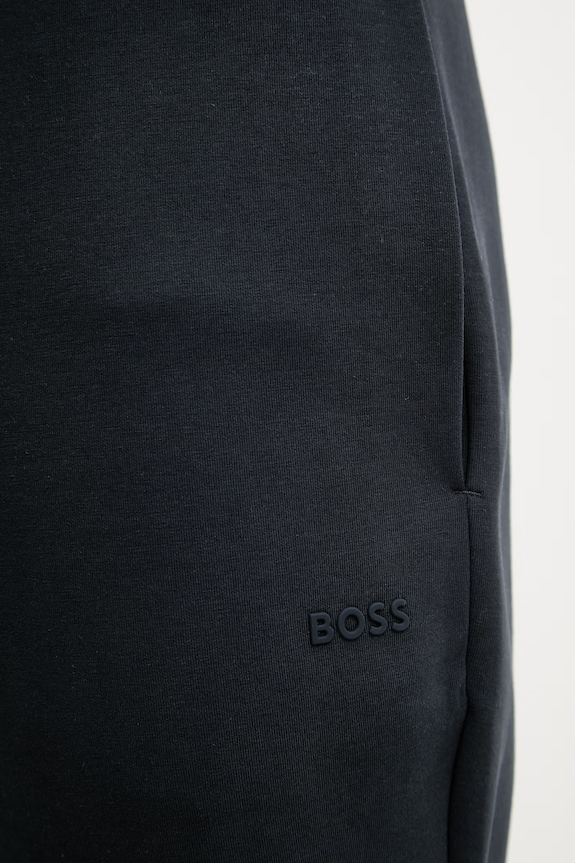 BOSS Green férfi melegítő pamut elasztánnal sötétkék 50555505
