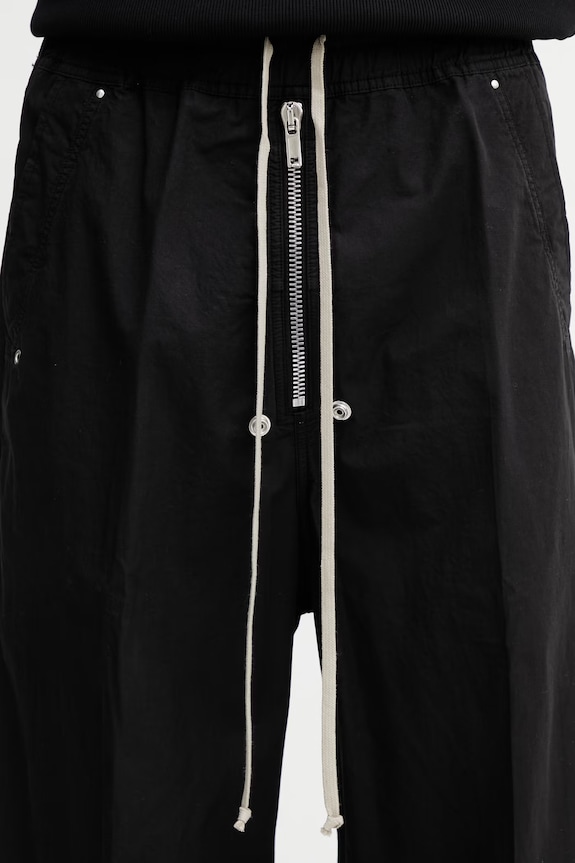 Rick Owens DRKSHDW Geth Belas spodnie bawełniane męskie czarny DU01F4378.CR