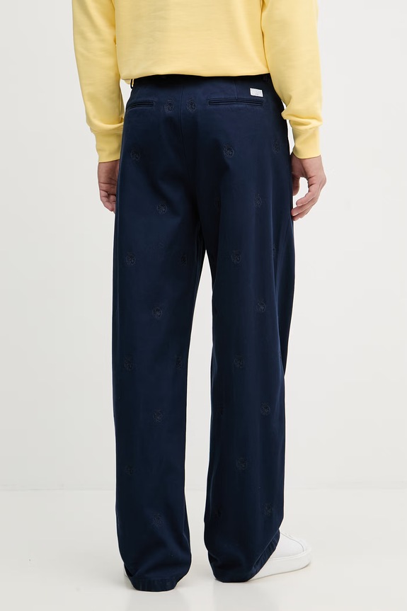 Oblečenie Tommy Hilfiger nohavice pánske bavlnené MW0MW43111 tmavomodrá