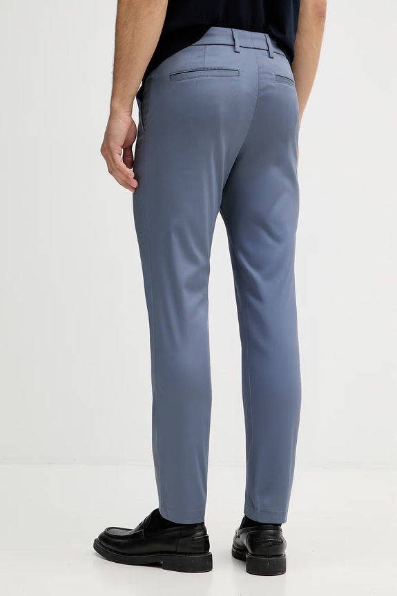 Oblečenie BOSS nohavice chinos pánske Kaiton1 50553841 modrá