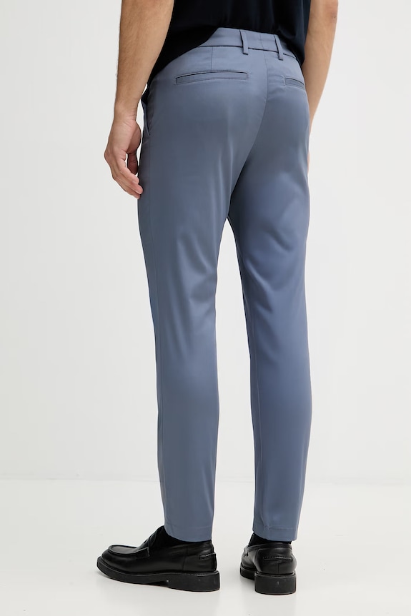 Oblečenie BOSS nohavice chinos pánske Kaiton1 50553841 modrá