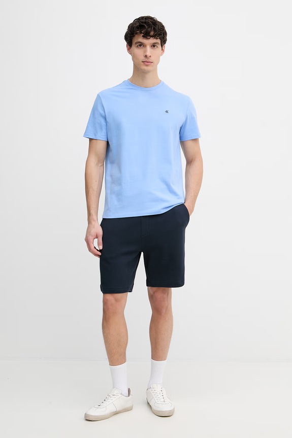 BOSS pantaloni scurți de trening pentru bărbați, din bumbac Leoni 12 50559797 bleumarin SS26