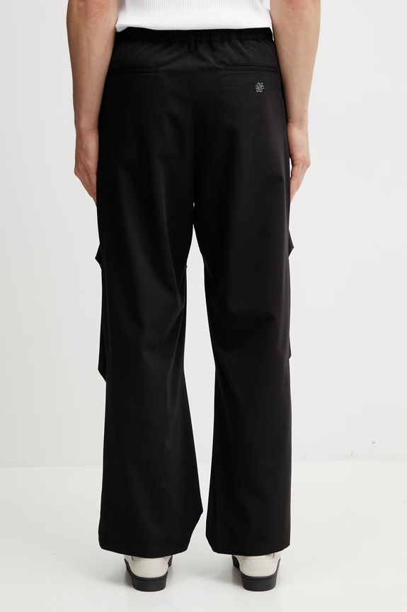 Oblečenie Filling Pieces Drapy Pants nohavice s viskózou pánske 412650501295.130 čierna