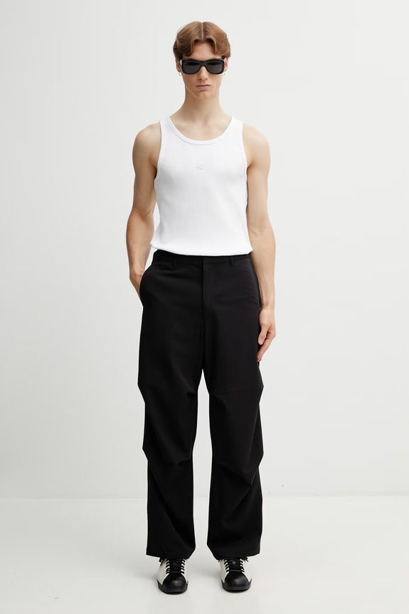 Filling Pieces Drapy Pants nohavice s viskózou pánske 412650501295.130 čierna