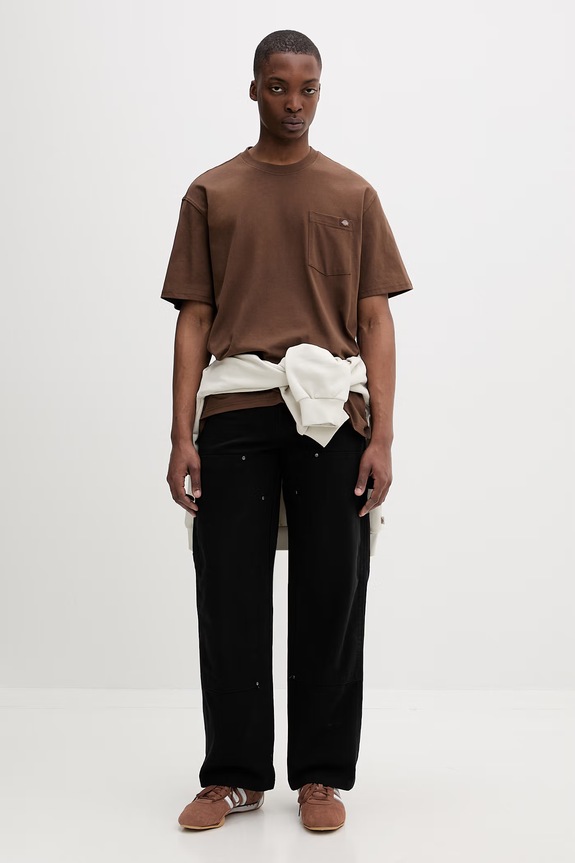Dickies nohavice rovné pánske rifľové DK0A87PEBLK1 čierna SS26