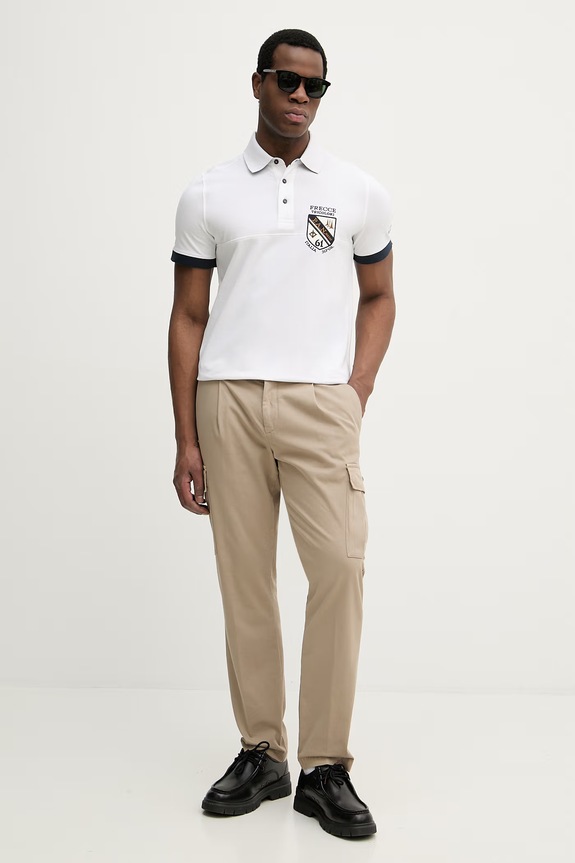 Παντελόνι Aeronautica Militare PA1718UCT04331 μπεζ SS26