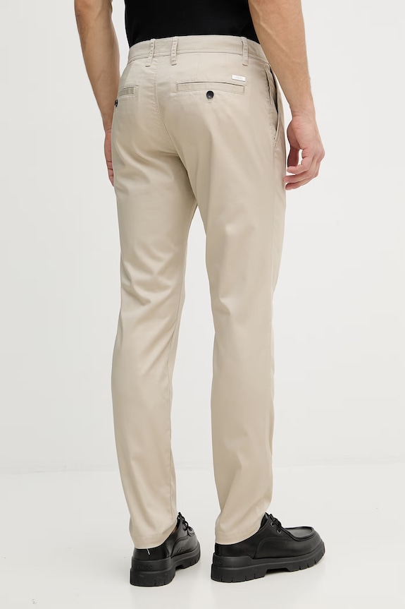 Oblečenie Armani Exchange nohavice slim fit pánske XM001162.AF13236 béžová