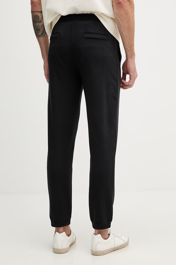 Îmbrăcăminte Armani Exchange pantaloni de trening pentru bărbați, din bumbac XM002447.AF22124 negru