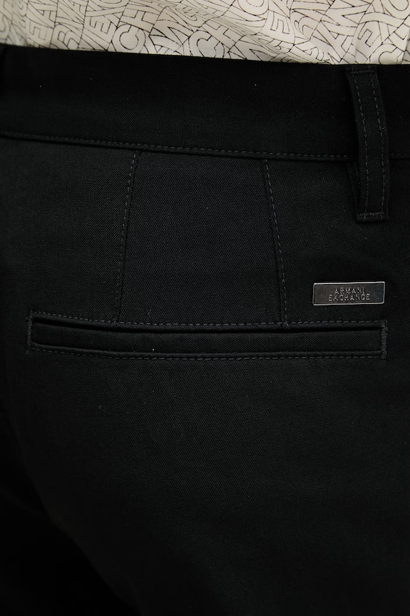 Armani Exchange nohavice pánske čierna XM002877.AF25462