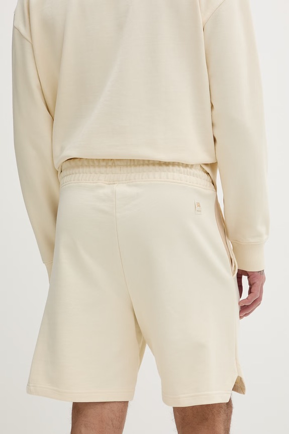 Odzież HUGO szorty dresowe męskie bawełniane Despen_RB 50559712 beżowy