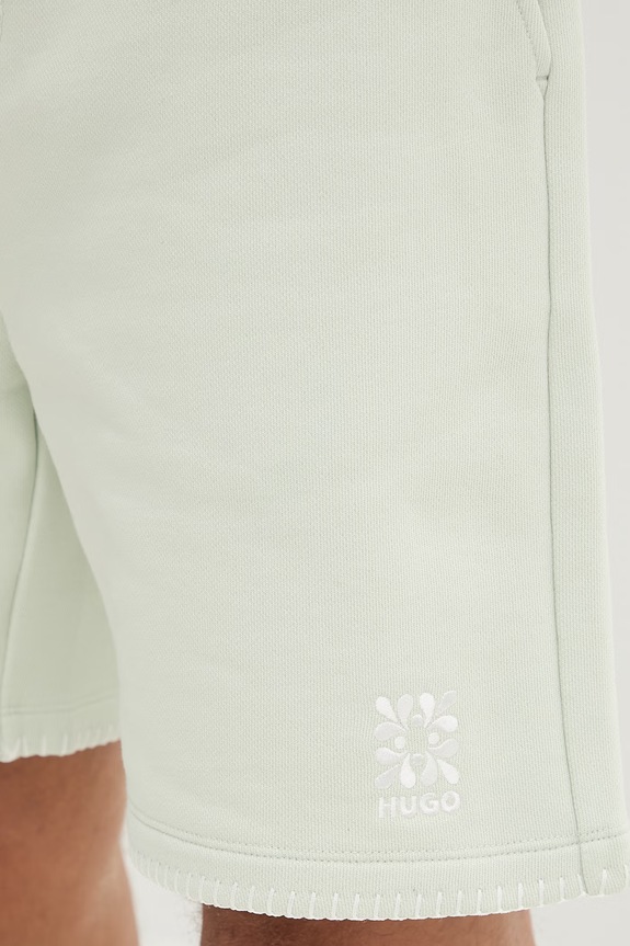 HUGO sportske kratke hlače za muškarce od pamuka Daronso zelena 50556550
