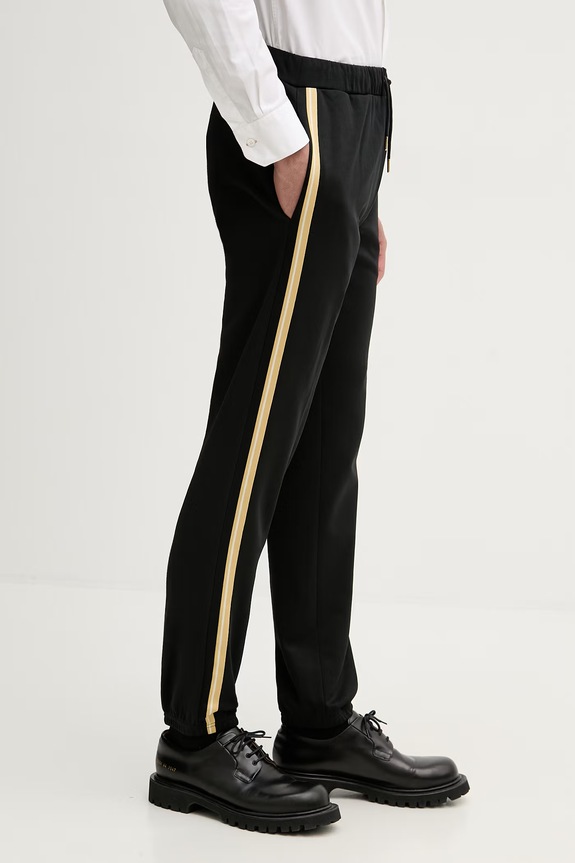 Fred Perry pantaloni de trening pentru bărbați negru T2303