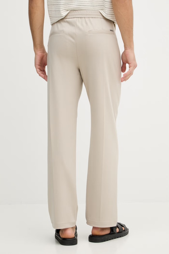 Oblečenie Guess nohavice pánske z viskózy ALTON M6GB08.K3198 béžová
