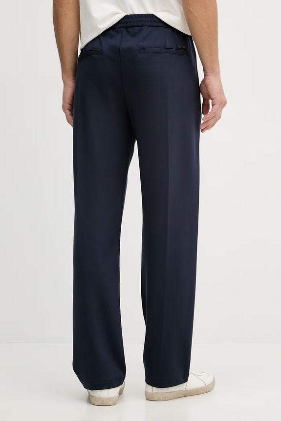 Oblečenie Guess nohavice pánske z viskózy ALTON M6GB08.K3198 tmavomodrá