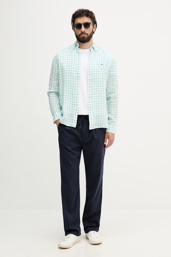 Guess chino kalhoty pánské PAOLO M6GB15.W2024 námořnická modř SS26