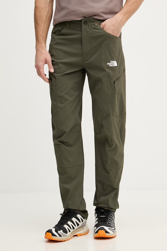 The North Face pantaloni de trekking pentru bărbați Exploration verde NF0A8EC421L1